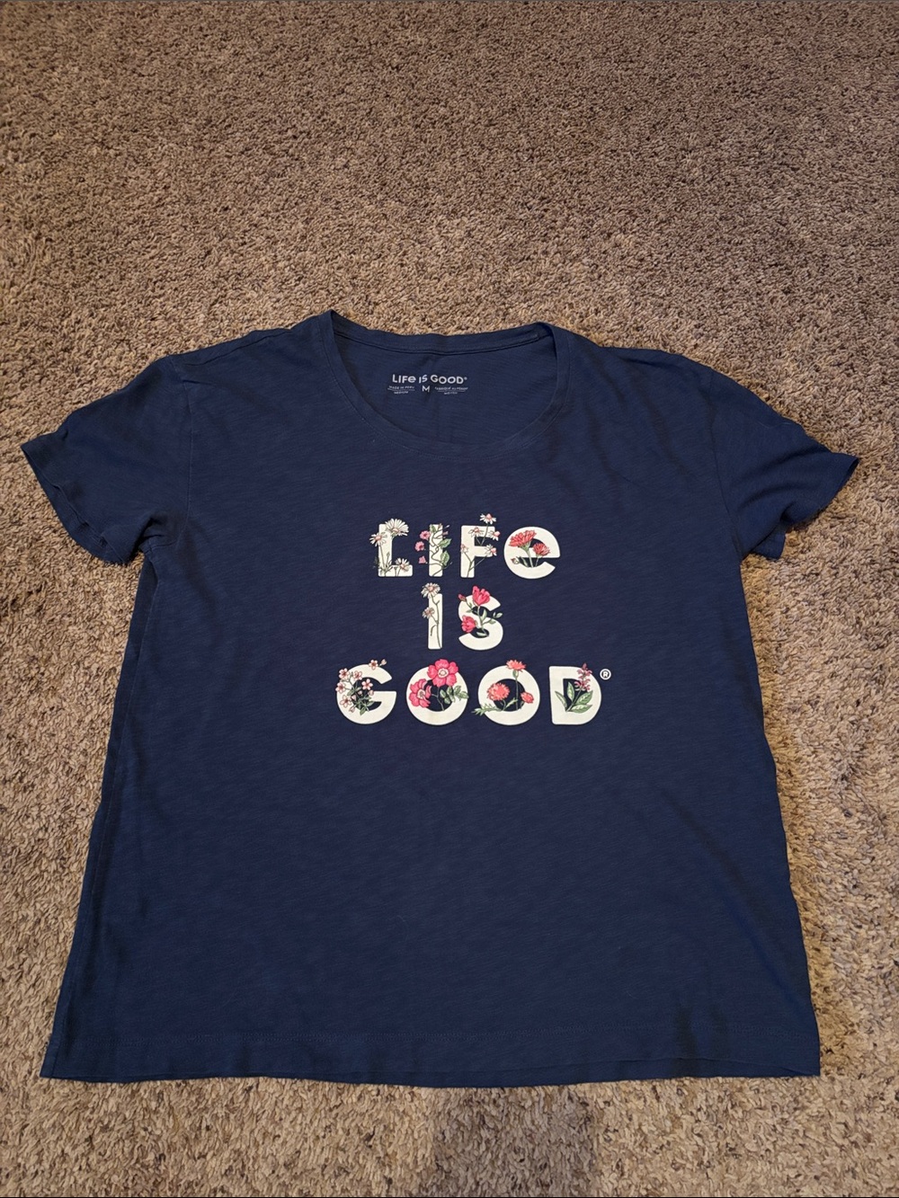 Life is Good Tee T-Shirt Lot M L - Picture 4 of 5